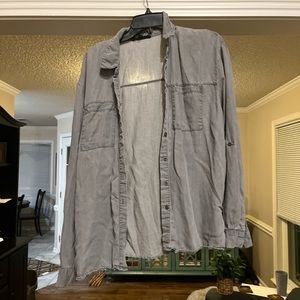 Grey flannel type shirt